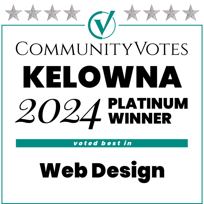 CommunityVotes Kelowna 2024 Platinum — Web Design