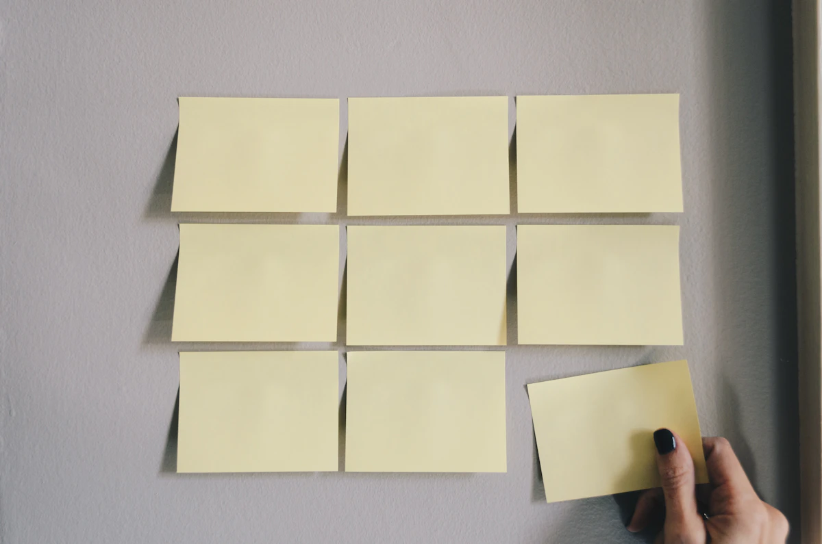 Planning a website on paper