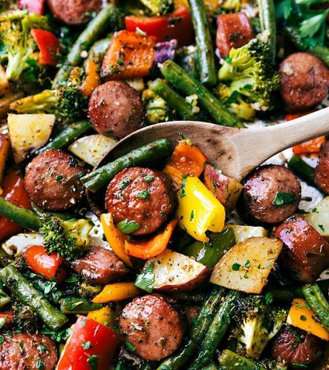 Sausage and Vegetable dish