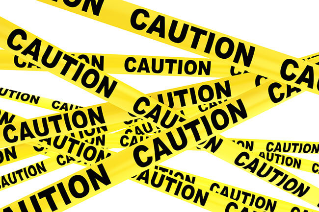 caution tape - SlyFox Web Design and Marketing