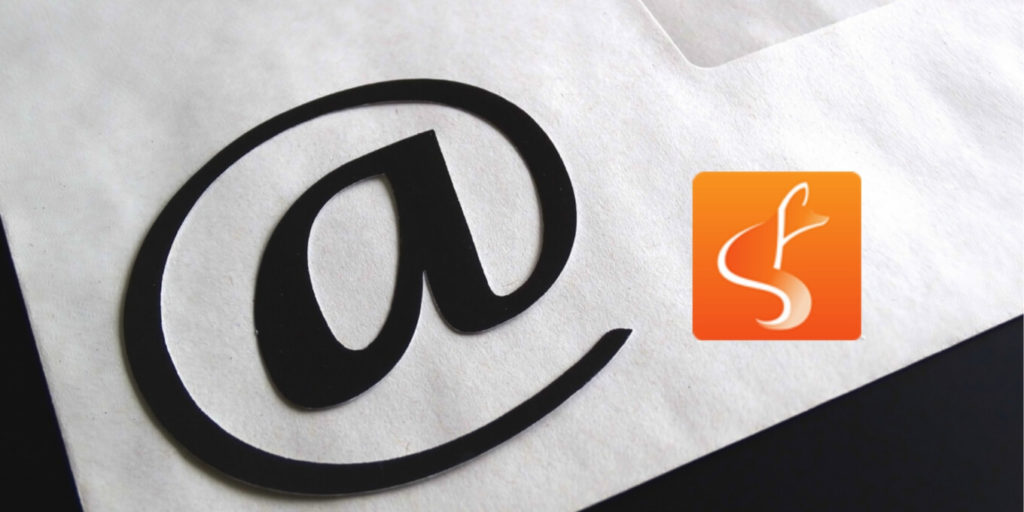 slyfox digital media marketing email marketing blog header white envelope on black background - SlyFox Web Design and Marketing