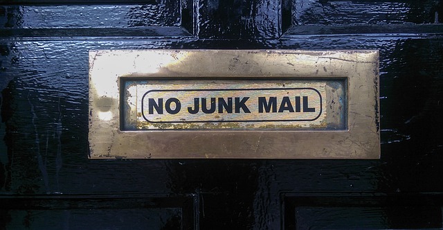 slyfox web design no junk mail blog image old wood door mail slot saying 
