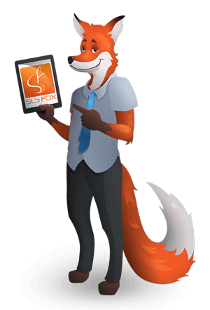 SlyFox-Digital-Marketing-Fox-Mascot web dev london, london websites, web design - SlyFox Web Design and Marketing