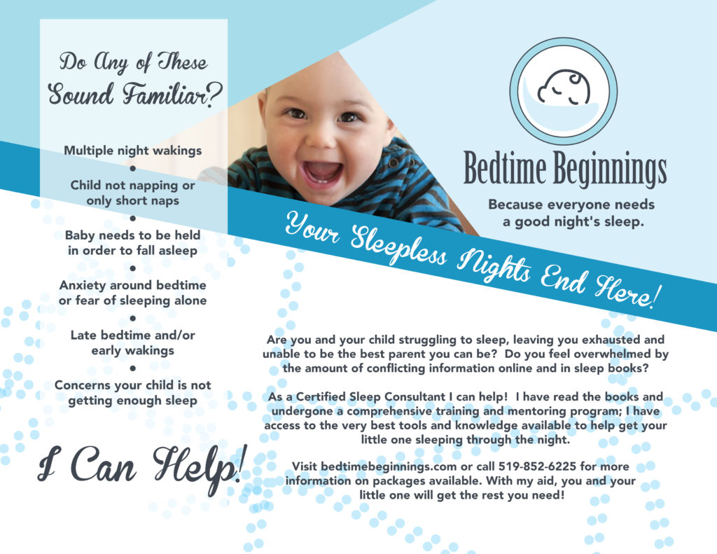 Bedtime Beginnings Flyer - SlyFox Web Design and Marketing