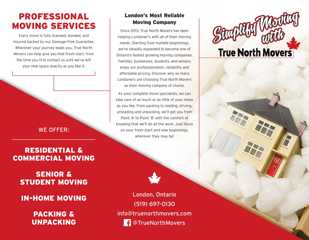 True North Brochure Trifold Design Sly Fox - SlyFox Web Design and Marketing