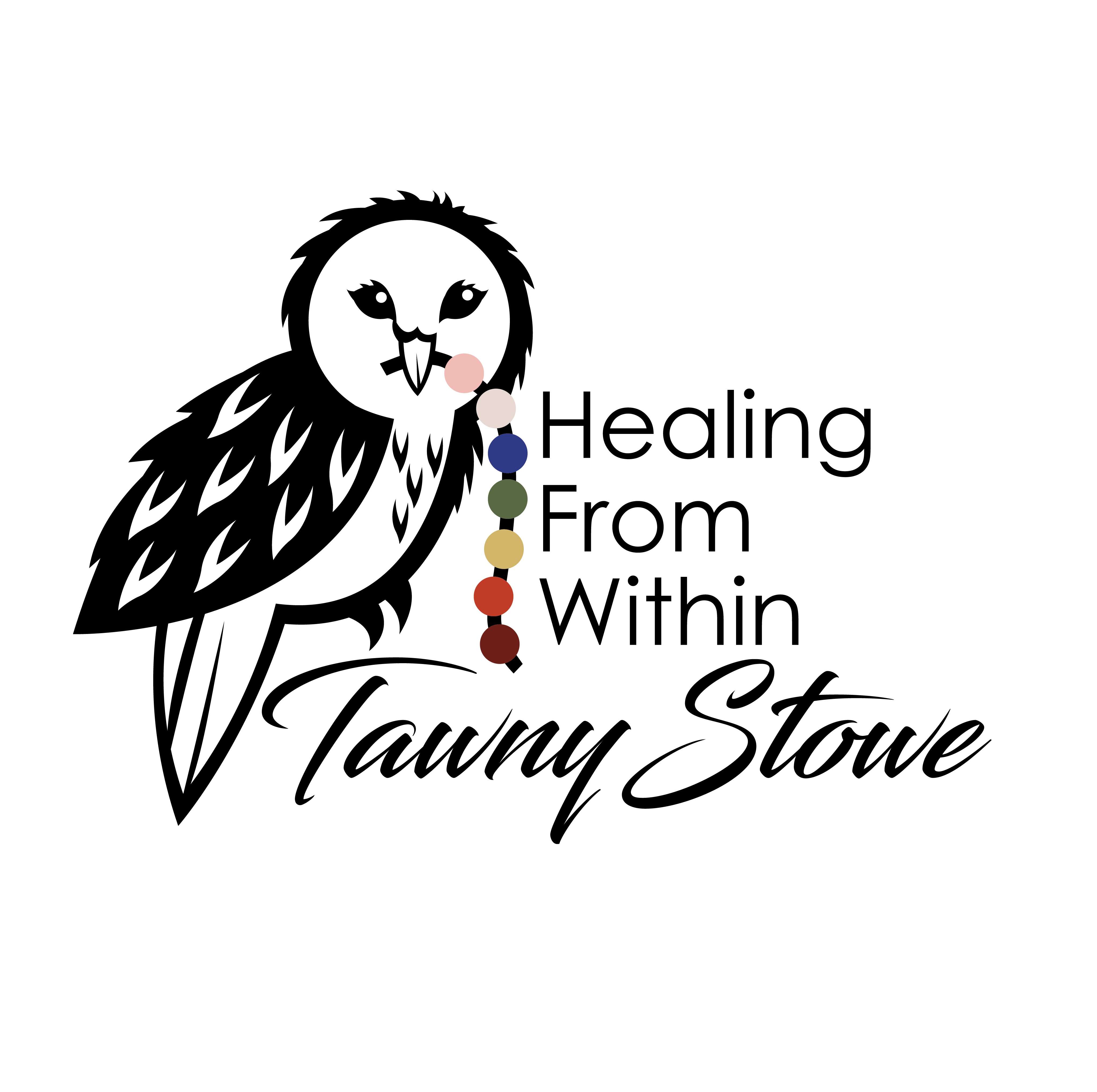 tawny stowe owl logo on white background - SlyFox Web Design and Marketing