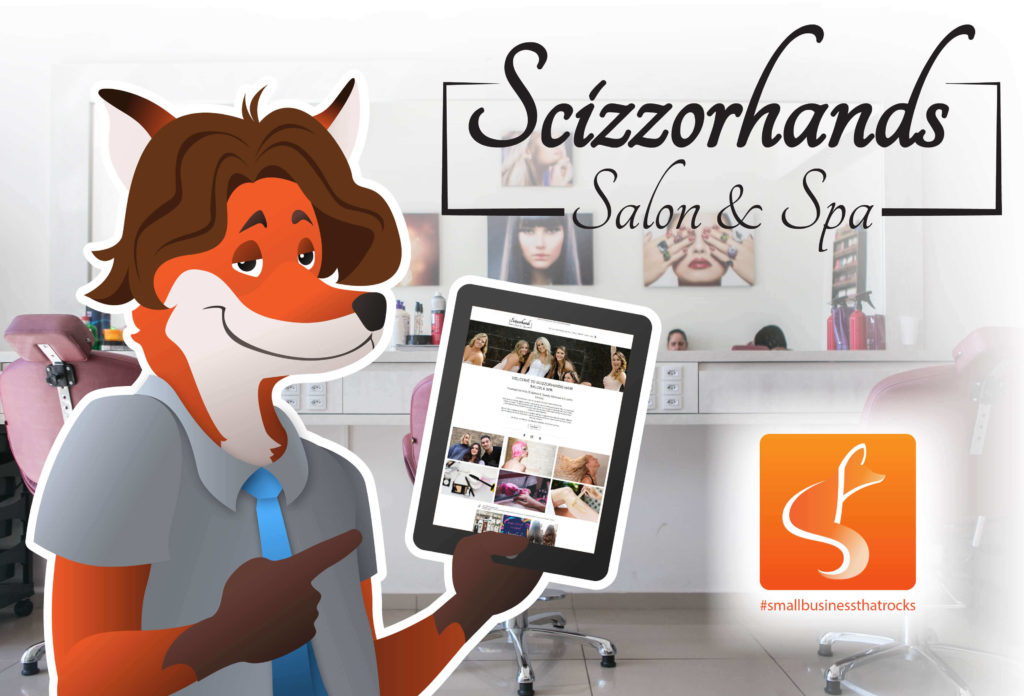 scizzorhands on slyfox small business that rocks blog feature - SlyFox Web Design and Marketing