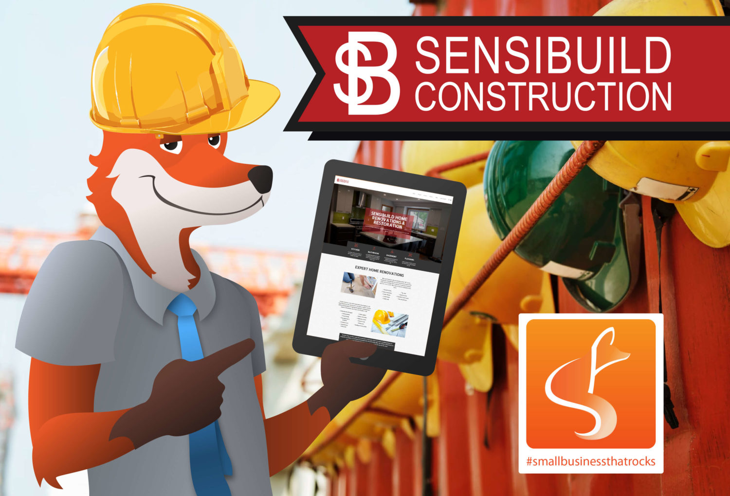 slyfox small business that rocks feature sensibuild construction - SlyFox Web Design and Marketing