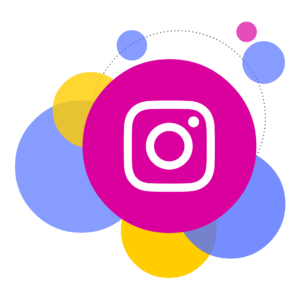 SlyFox Web Design & Marketing - Instagram Icon over colourful circles - blog image 